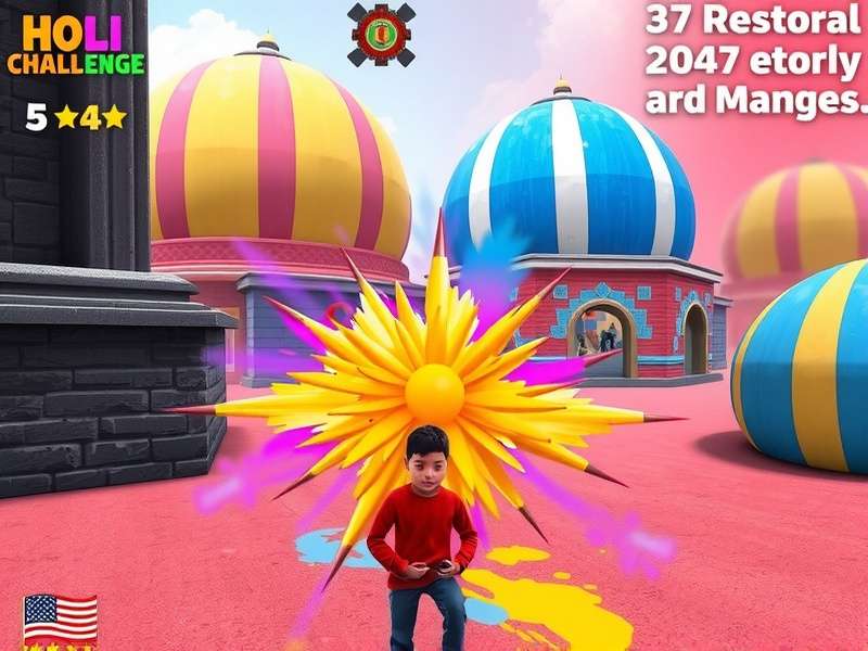 Regional variations in Holi Color Challenge gameplay